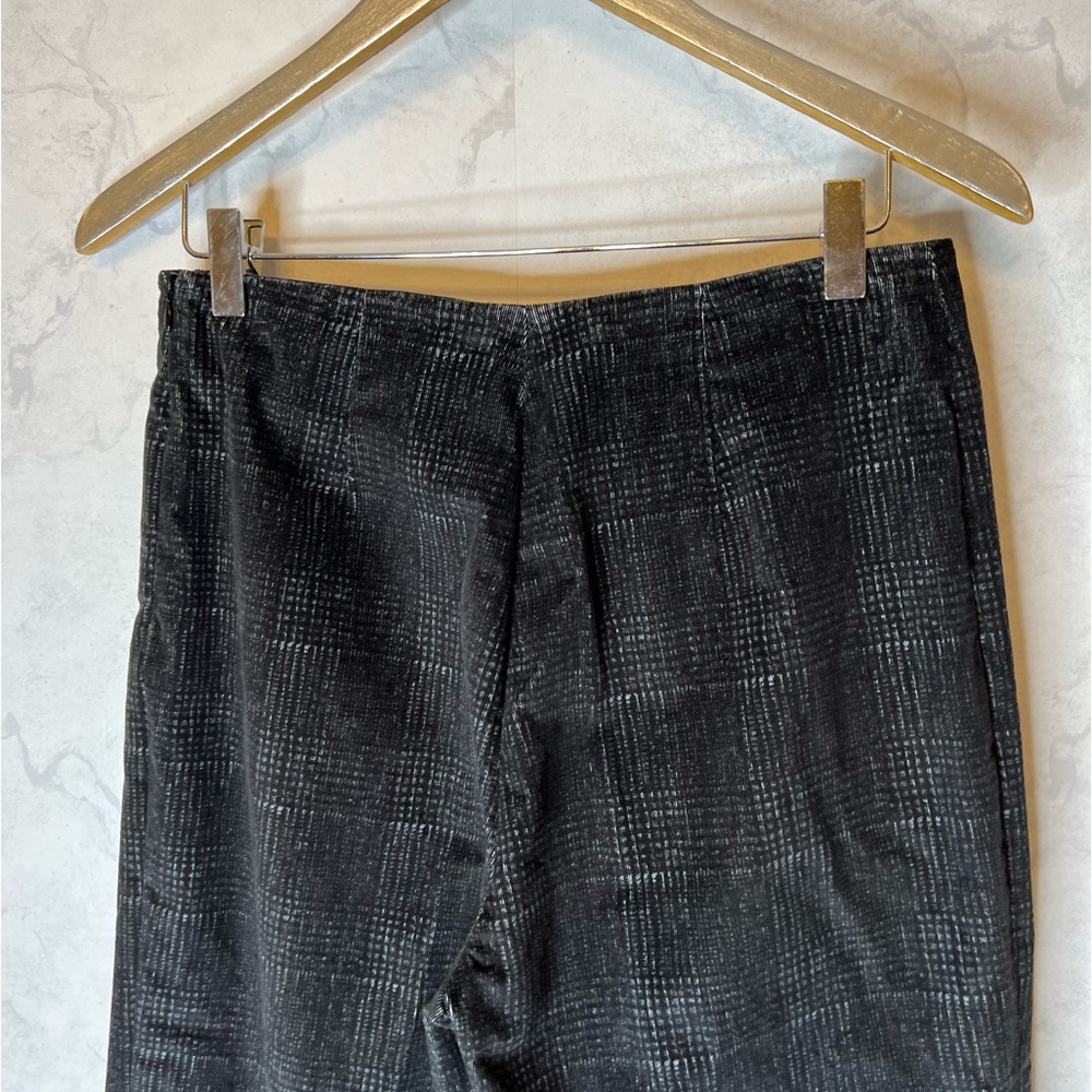 Piazza Sempione Audrey corduroy ankle pants in black plaid - Picture 2 of 6